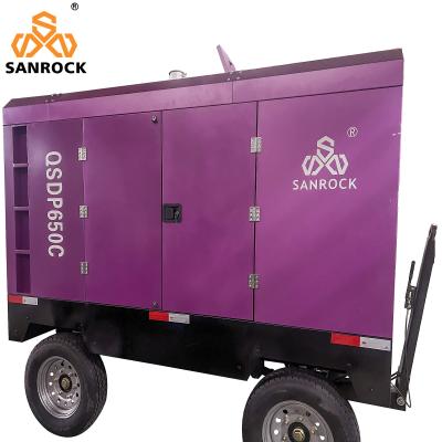 China Screw Air Compressor Machine Diesel Power 194kw Screw Drive Air Compressor Mobile Air Compressor for sale for sale