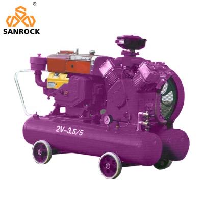 China Belt-Driven Air Compressor Low Noise Industrial Air Compressor Reciprocating Air Compressor Machine for sale