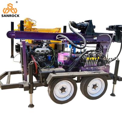 China Tractor Mounted Water Well Drilling Rig 300m Deep Well Drilling Equipment Water Well Drilling Machines for sale