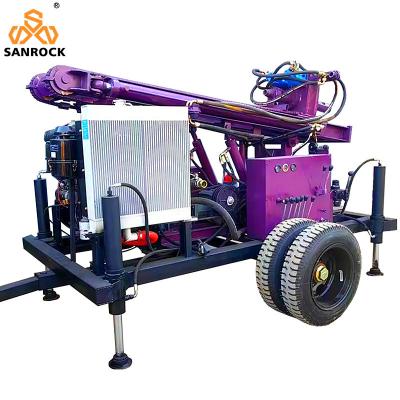 China Mobile Water Drilling Equipment Full Hydraulic Well Drilling Rig Water Well Drilling Rig Machine for sale