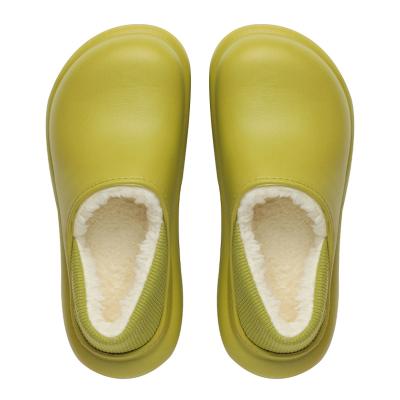 China Damping Cotton Slippers Household Wool Waterproof Warm Slippers Indoor Non-slip Slippers for sale