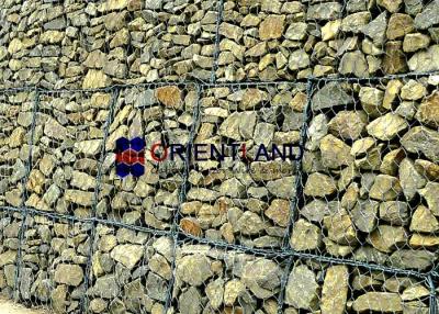 China Cestas tejidas duras flexibles de la pared de Gabion de la malla para los trabajos de entrenamiento del río y del canal en venta