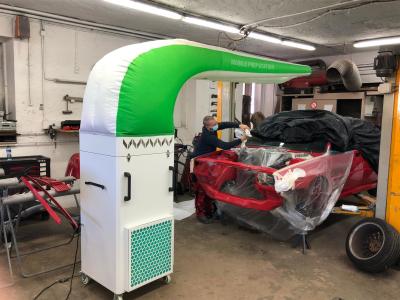 China Portable Car Polish Equipment Preparation Cabinet Movable Painting Cabinet for sale