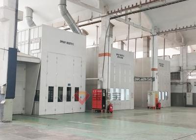 China Bus Spray Booth for Yutong Bus Paint Room Diesel heat Painting Equipments for sale