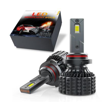 China High Brightness High Power Car Led Lights Headlight Double Layer Copper 8 Side Led Headlights Fanh15 High Speed Double Ball Led Headlight for sale