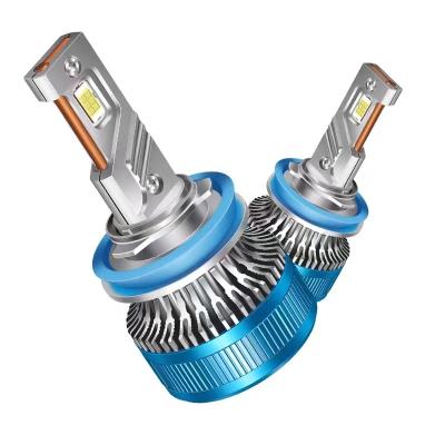 China High Brightness Aviation Aluminum Infitary Led Headlightspure Copper Heat Conduction Plate 360 Powerful Turbo T1 Led Headlight for sale