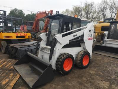 China Wheeled 34.4kw Used Skid Steer Loader S130 TUV ISO Certified for sale