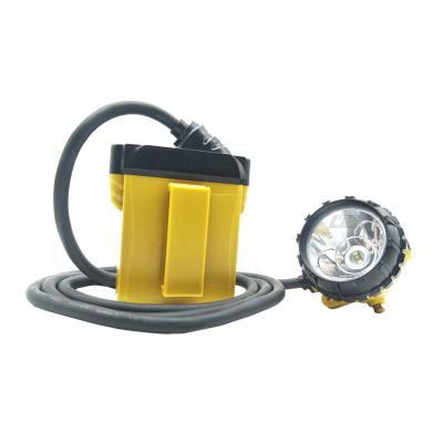 China High Bright 25000lux Rechargeable Cord Miner Cap Lamp Mining Light Miner's Headlamp for sale