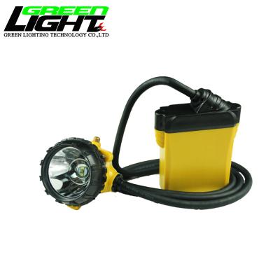 China Rechargeable Portable Miner Safety Lamp Underground Mining Cap Lights 10.4Ah for sale