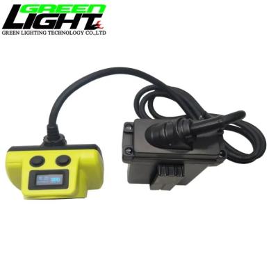 China IP68 Plug Play Cable Mining Headlamp High Power 3W 25000LUX Miners Headlight Led Corded Miner Helmet Light Rated Voltage 3.7V for sale