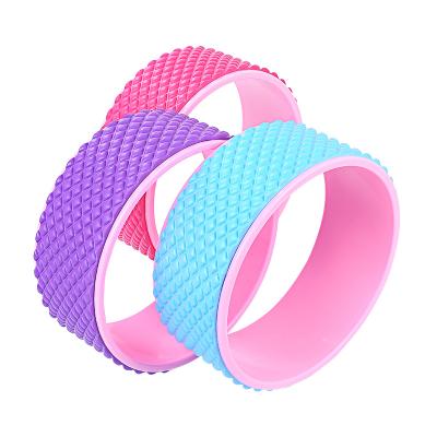 China Durable High Quality Eco-Friendly EVA Yoga Wheel Back Roller Exercise Training Material for sale