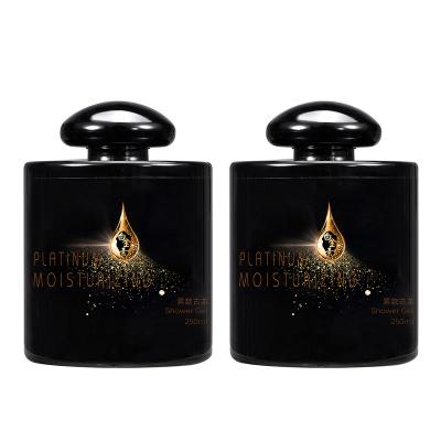 China Luxury Bubble Domelay Body Wash Bottle 250ml Whitening Shower Gel Private Label Body Wash for sale
