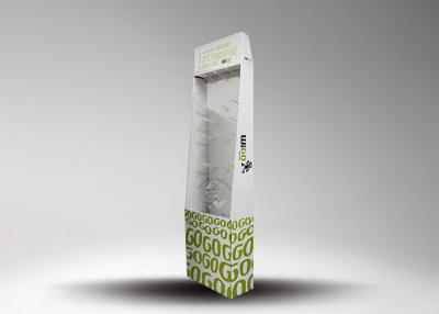 China Supermarket Corrugated Cardboard POP Hooks Display With Customized Size And Logo , Paper Hanging Stands for sale