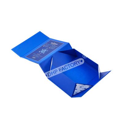 China Caixa de presente dobrável laminada mate com fita embalada para envio à venda