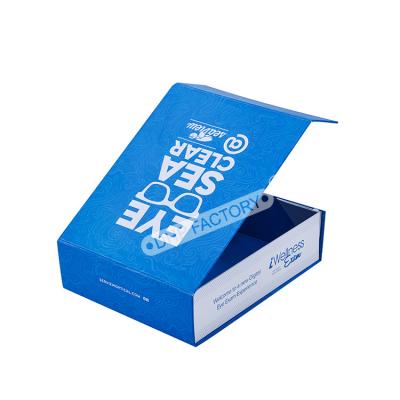 China Caixa de presente rígida e dobrável com fecho de fita fácil de montagem e armazenamento à venda