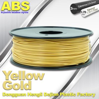 China Soft Colorful 1.75mm / 3.0mm 3D Printing ABS Filament Material For 3D Printers for sale