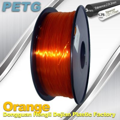 China High Strength PETG Filament , Transparent 3D Printing Filament Resistance Acid for sale