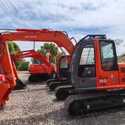China ZX80 Compact Crawl Excavator 0.28m3 Bucket Capacity Used Original Excavator HItachi for sale
