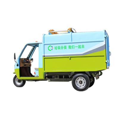 China Eco-Friendly Mini Garbage Collection Machinery Repair Shops Truck Color Electric Tricycle Cleaning Vehicle for sale