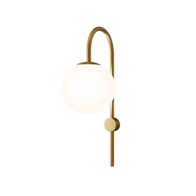 China Lighting Functions Light Luxury Wall Lamp Living Room Creative European Modern Minimalist TV Background Wall lamp LED Bedroom Bedside Wall Lamp for sale