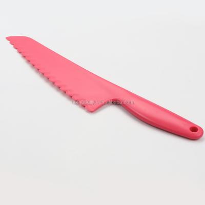 China PP Cake Knife Disposable Colorful Plastic Disposable Bread Knife for sale