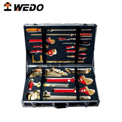 China NON-SPARKING & Professional Manufacturer WEDO UKAS GS FM ISO9001 26PCS NON-SPARKING NON MAGNETIC MULTIFUNCTIONAL NON MAGNETIC TOOL SET OEM Certificate for sale