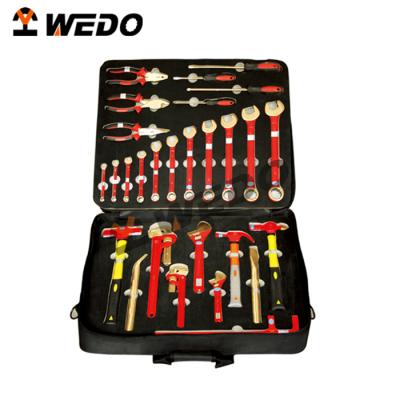 China NON-SPARKING & Professional Manufacturer WEDO UKAS GS FM ISO9001 28PCS NON-SPARKING NON MAGNETIC MULTIFUNCTIONAL NON MAGNETIC TOOL SET OEM Certificate for sale