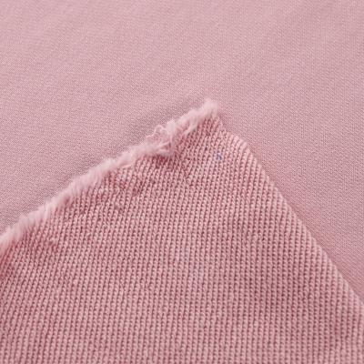 China Shrink-Resistant No fleece 5 colours instock CVC 70/30 cotton polyester knitting french terry 325GSM imitation mercerized fabric for hoodies for sale