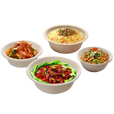 China 250ml Disposable Hot Soup Bamboo Fiber PaperSauce Bowl Eco Friendly Disposable for sale