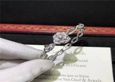 China Luxury 18K White Gold Pia get Rose Bracelet With 190 Brilliant Cut Diamonds 1.32ct for sale