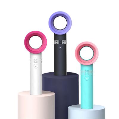 China For commercial & Home Use Zero9 USB Eyelash Fan Eyelash Dryer with Detachable Cradle Mini Portable Handheld Bladeless 3 Speed Adjustable Fan for sale