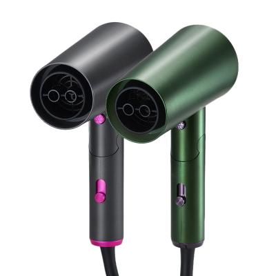 China Foldable Hair Blow Dryer Portable Travel Folding Mini Hair Dryer 2 Speed Heating 1 Settings Cold Noise Reduction Fold Hair Dryer for sale