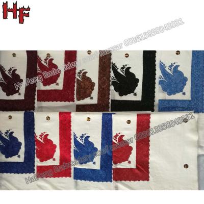 China New Hot Selling Designs Polyester Yemeni Scarf Embroidered TR Yashmagh Headband Qatar Saudi Gharta Wholesale for sale