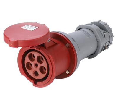 China Industrial Socket 16A 32A 63A 125A IP67 Industrial Plug Male And Female Industrial Plug And Socket for sale