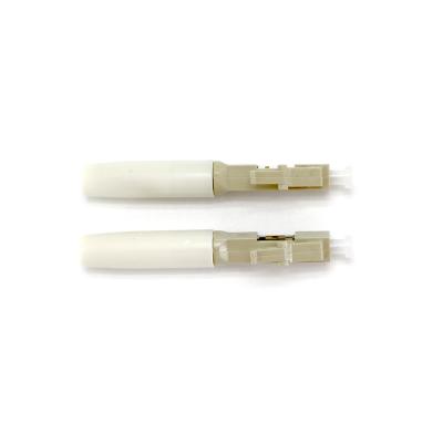 Κίνα Γρήγορος συνδετήρας ινών FTTH LC οπτικός πολλαπλού τρόπου με το γαλαζοπράσινο μπεζ χρώμα προς πώληση
