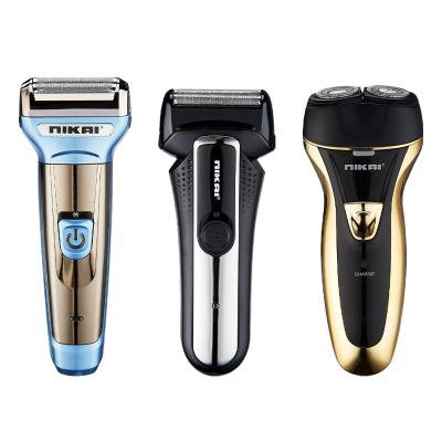 China 3 Blade 3 Speed Electric Shaver Pro Electric Shaver Rechargeable Aluminum Foil Rechargeable Male Beard Waterproof Electric Shaver for sale