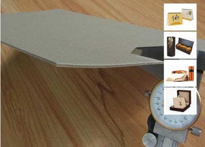 China Recycled Gift Box Material Grey / Gray Chipboard With One Side White 320gsm - 2400gsm for sale