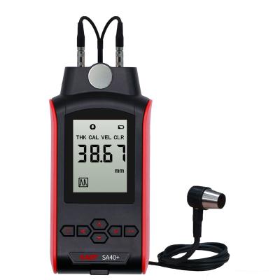 Cina Portable wall thickness gauge SA40+ with normal and multiple echo(MEC) mode in red or black color in vendita