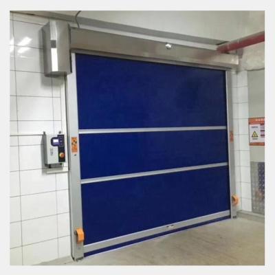 China Modern Clean Room Fabric Roller Shutter Door, Warehouse High Speed Rolling Door for sale
