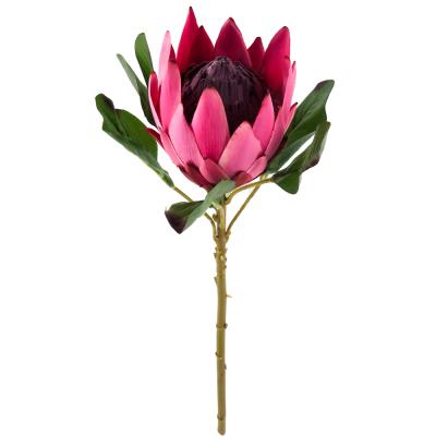 China 101041 Realistic Protea King Stem Of Number Artificial Flowers Manufacturer For Decoration for sale