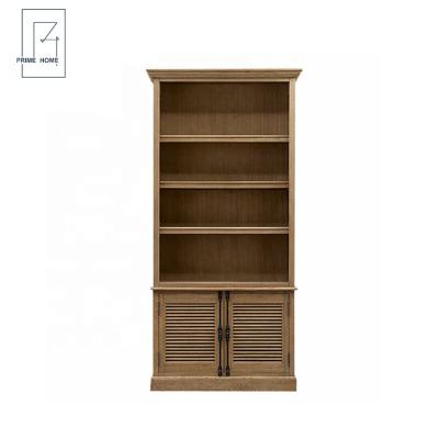 China Oak Style Kitchen Adjustable Antique French Tableware Storage Open Cabinet (Other) With Cupboard for sale