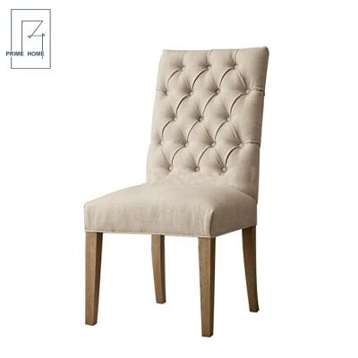 China Adjustable Fabric Side Chair (Other) Dining Chairs Antique High Back Sofa Chair for sale