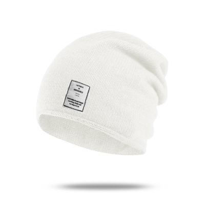 China COMMON Wholesale Skull Beanie Hat Cotton Cashmere Beanie Long Slouch Factory Price Loose Hats for sale