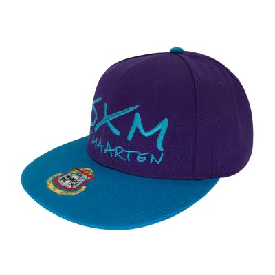 China JOINT Fashion Polyester Fabric Flat Brim 6 Panels Stock Snapback Design Your Unique Hats And Caps for sale