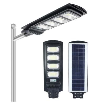 China De alumínio integrado toda em uma eficiência elevada solar da luz de rua 200W com bateria de lítio à venda