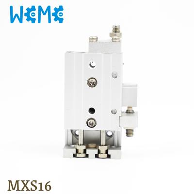 China Cost-effective Type MXS16-20 Precision Slide Table (Cross Roller Bearings), WeMe SMC Stroke 10/20/30/40/50/75/100 are in stock for sale