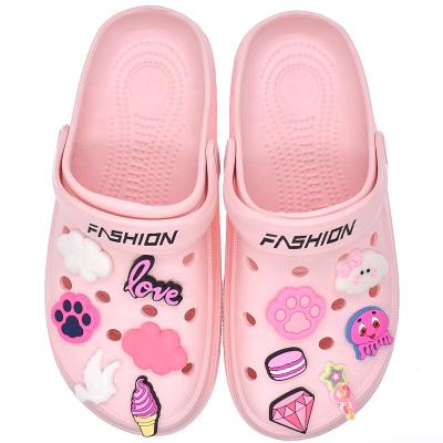 China New Arrival Ice-Creem Cake/Burger Foodr PVC Washable Shoe Accessories Kids Clog Shoe Charms for sale