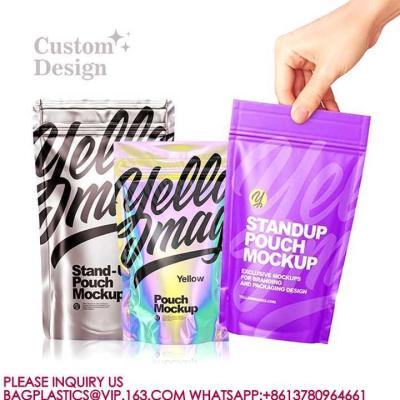 中国 Customized Printing Resealable Food Pouches Reusable Ziplock Mylar Popcorn Packaging 販売のため