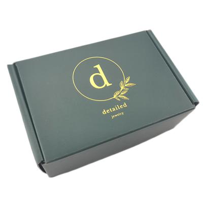 China OEM Recyclable Wholesale High Quality Custom Logo Custom Packaging Box Mailer Box Gold Foil Gift Box for sale