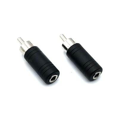 China audio & Video Professional Manufacturers Can Customize RCA Plug To 3.5mm Jack Adapter for sale